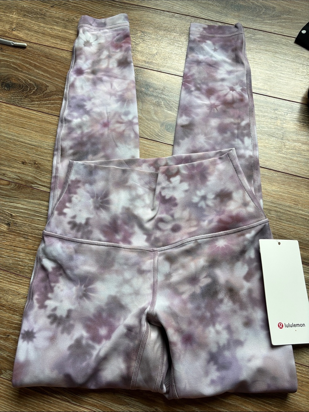 lululemon athletica Mauve Tie-Dye Leggings